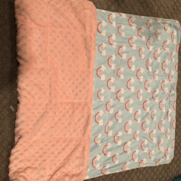 Rainbow 6 lb weighted blanket - Picture 2 of 3
